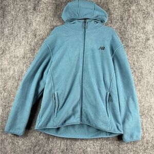 New Balance Blue Zip-Up Hoodie